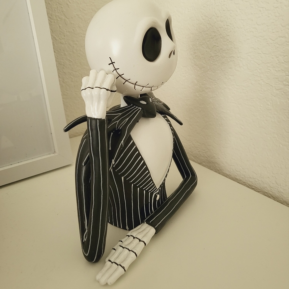 Disney Nightmare Before Christmas Jack Skellington Sculpted Coin Bank - Picture 4 of 6